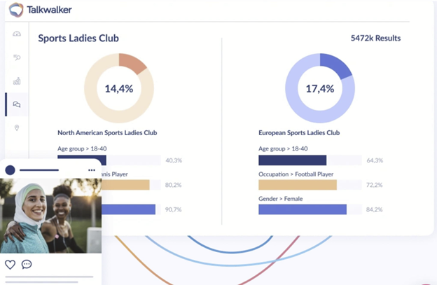 Talkwalker social media sentiment analysis tool